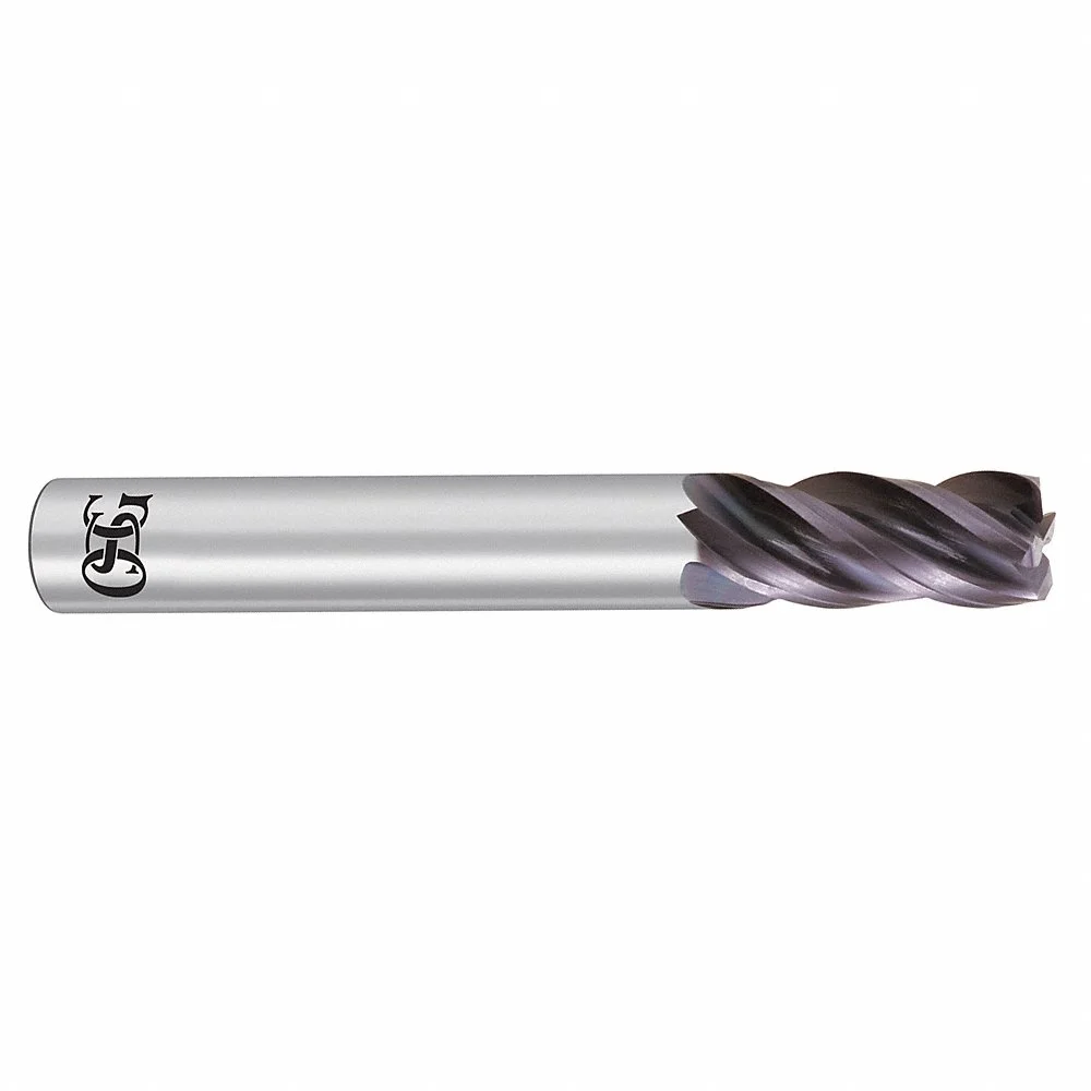 OSG 205202111 Corner Radius End Mill, 4 Flutes, 1/4 Inch Milling Dia, 3/8 Inch Length Of Cut | CT4WTL 35CG91