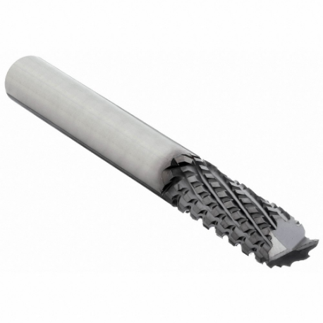 OSG 20614316 Solid Router Bit, Burr End, 1/4 In, 1 In, 3 In, 15 Degree Helix Angle | CT6GLZ 35DR43