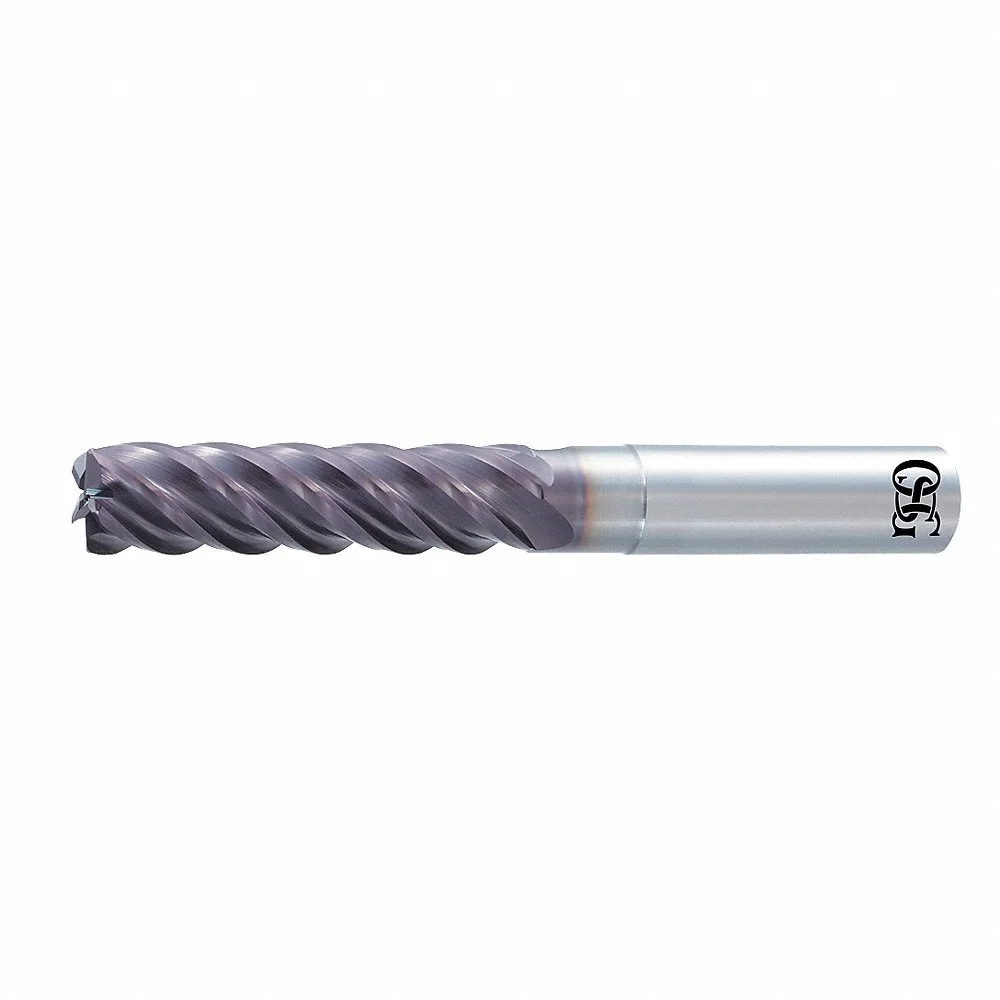 OSG 21080211 Corner Radius End Mill, Exo Finish, 5 Flutes, 1/2 Inch Milling Dia, 1 Inch Length Of Cut | CT4XTP 55FG48