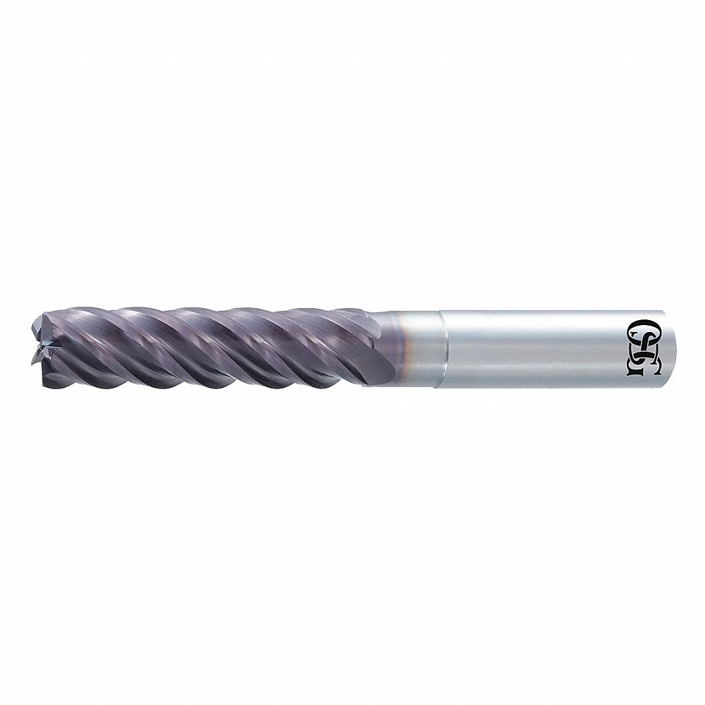 OSG 21080911 Corner Radius End Mill, 5 Flutes, 3/4 Inch Milling Dia, 1 1/2 Inch Length Of Cut | CT4XAT 56GA30