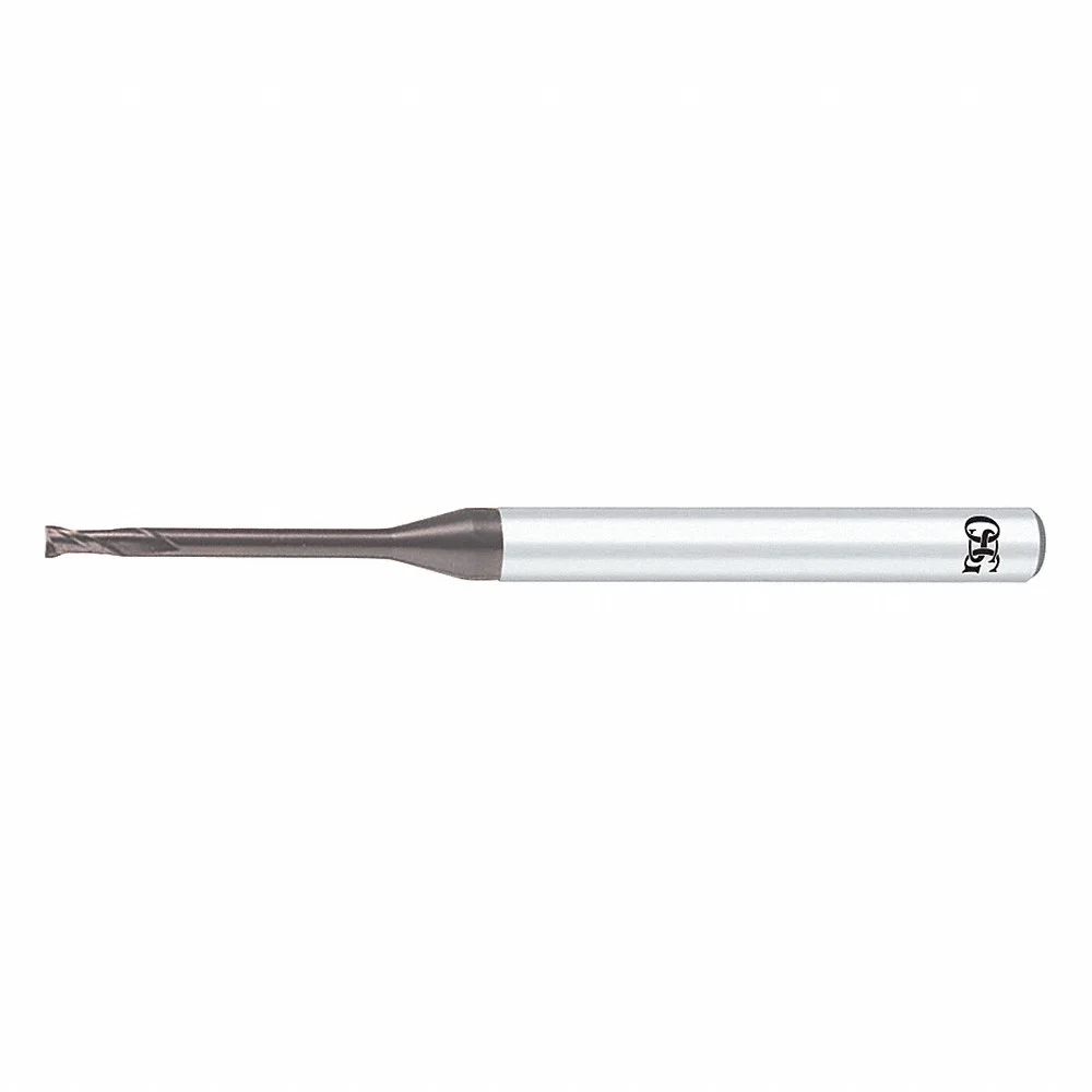 OSG 3100508 Corner Radius End Mill, Carbide, Wxs Finish, 0.50 mm Milling Dia, 2 Flutes | CT4XEM 35AY91