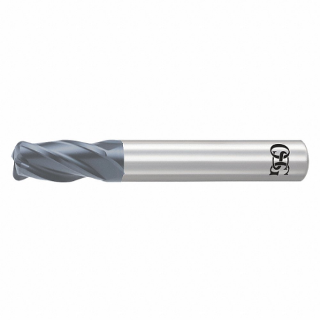 OSG 36700111 Corner Radius End Mill, 1/16 Inch Milling Dia, 0.01 Inch Corner Radius | CT4WDK 35AK63