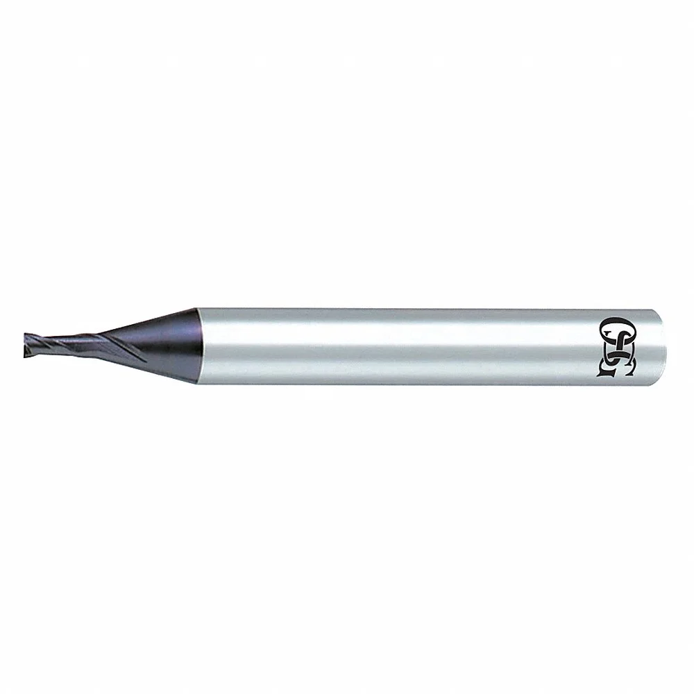 OSG 37700015 Corner Radius End Mill, Wxl Finish, 2 Flutes, 5 mm Milling Dia, Straight | CT4YAL 35AW97