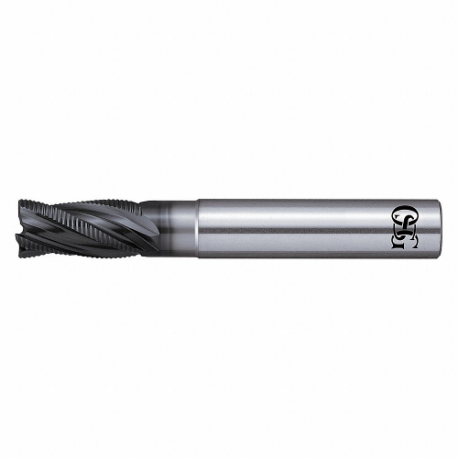 OSG 3017406 Corner Chamfer End Mill, 6 mm Milling Dia, 13 mm Length Of Cut, Roughing | CT4WDH 54LF21