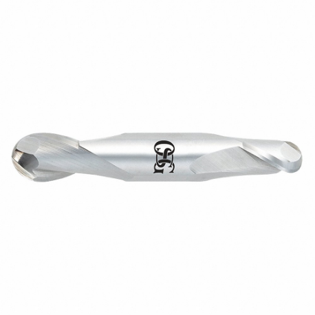 OSG 422-5000-BN Ball End Mill, 2 Flutes, 1/2 Inch Milling Dia, 3 Inch Overall Length | CT4RBC 35CZ74