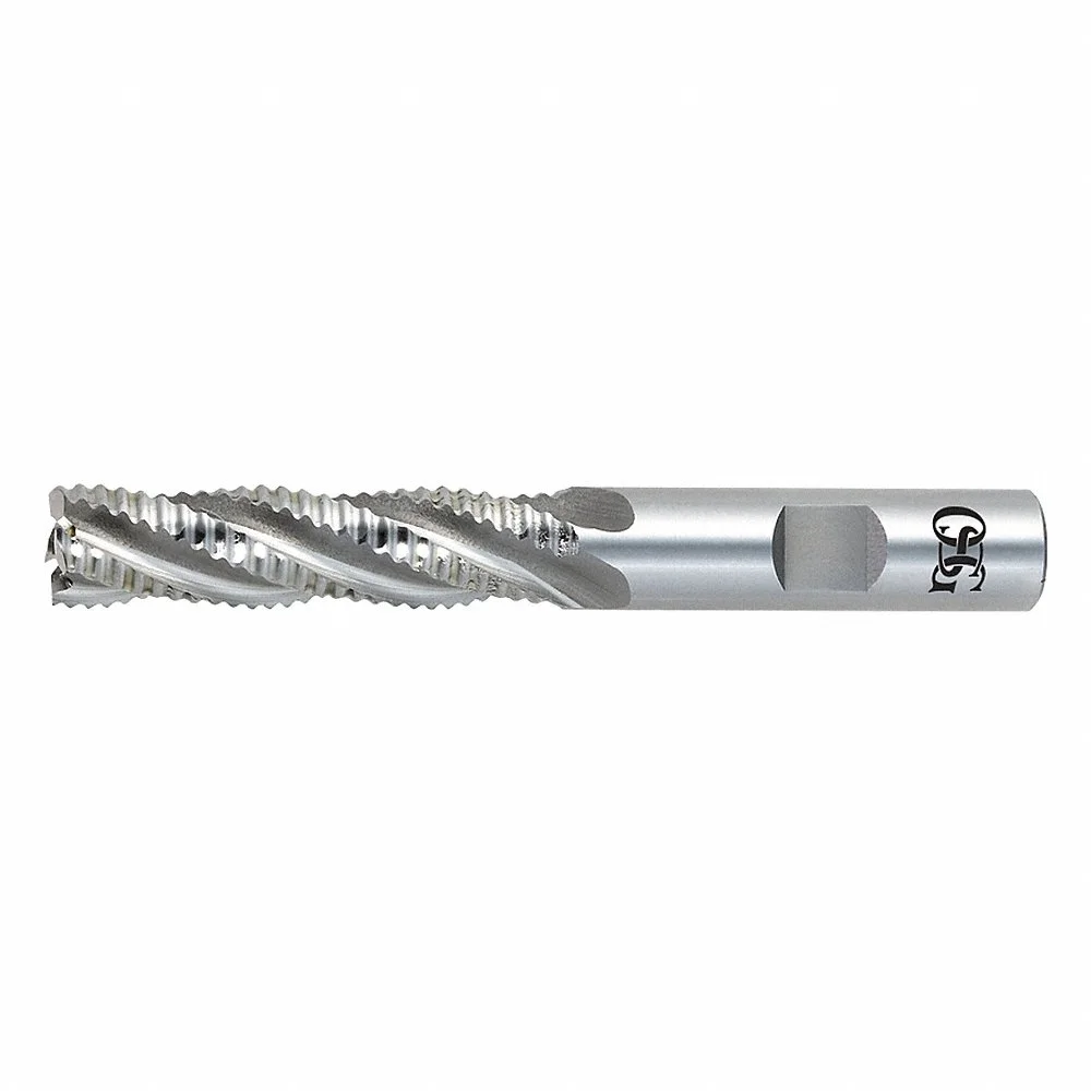 OSG 4513100 Square End Mill, Bright Finish, Non Center Cutting, 6 Flutes, 1 1/2 Inch Milling Dia | CT6RNF 35DE15