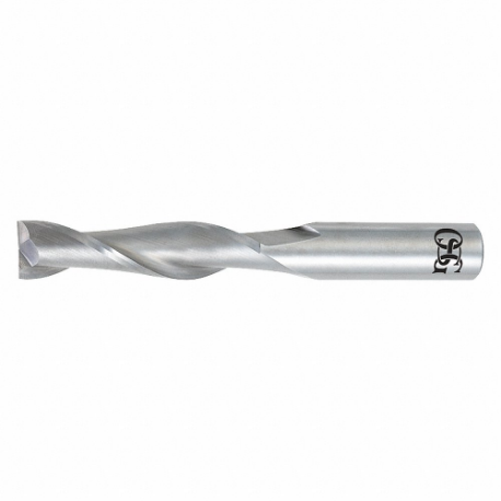 OSG 462-500108 Square End Mill, Center Cutting, 2 Flutes, 1/2 Inch Milling Dia, 4 Inch Overall Length | CT6RZA 54LD70