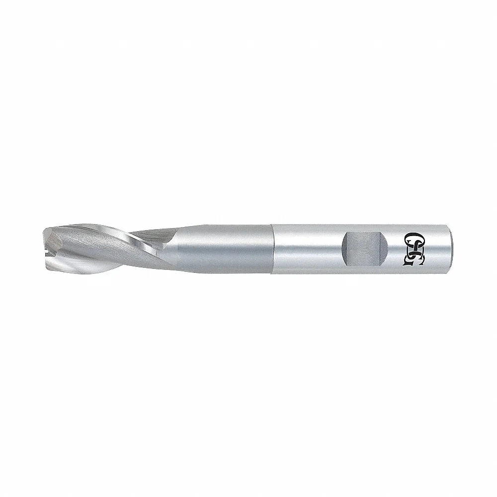 OSG 5270100 Square End Mill, Bright Finish, Center Cutting, 2 Flutes, 1/8 Inch Milling Dia | CT6QQA 35DG40
