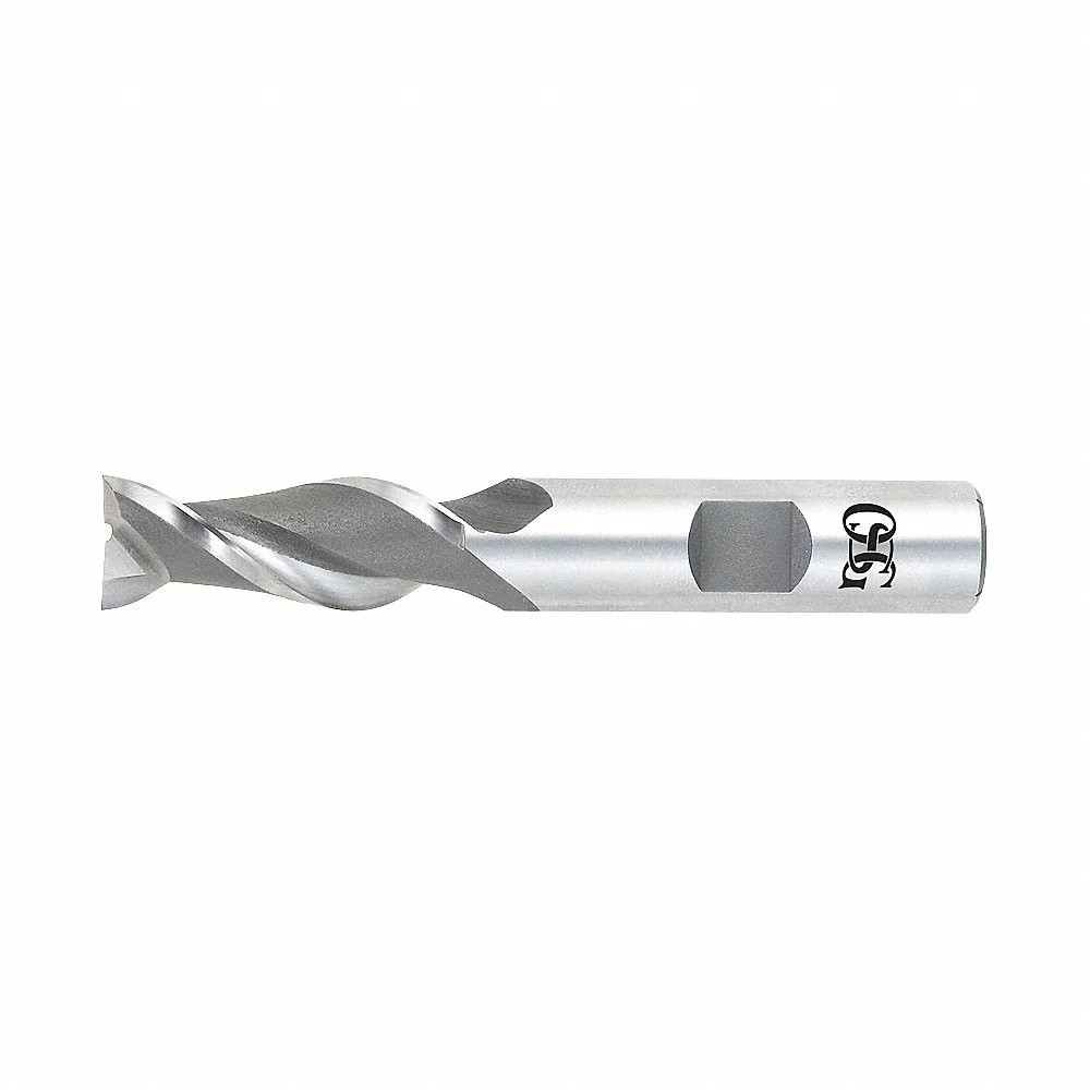 OSG 5304100 Square End Mill, Bright Finish, Center Cutting, 2 Flutes, 7/8 Inch Milling Dia | CT6WUV 35DG60