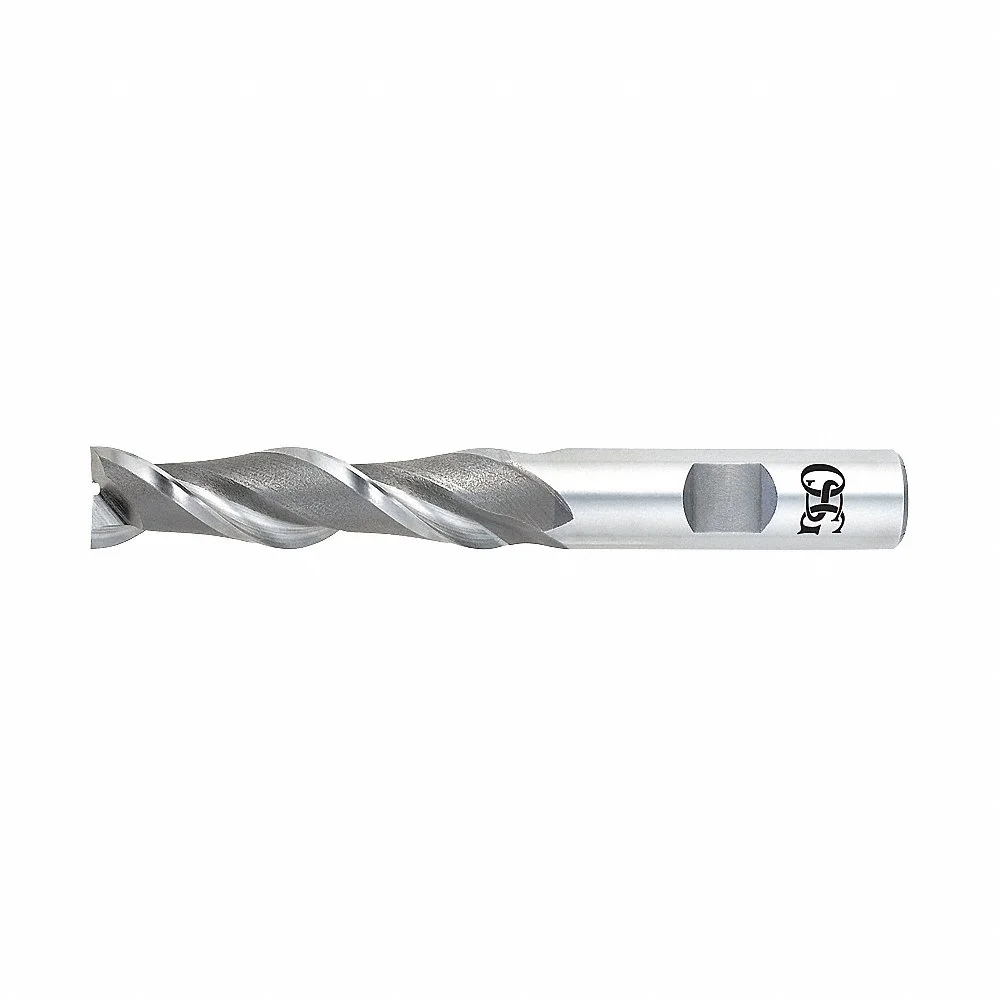 OSG 5356100 Square End Mill, Bright Finish, Center Cutting, 2 Flutes, 1 1/4 Inch Milling Dia | CT6QNR 35DG74