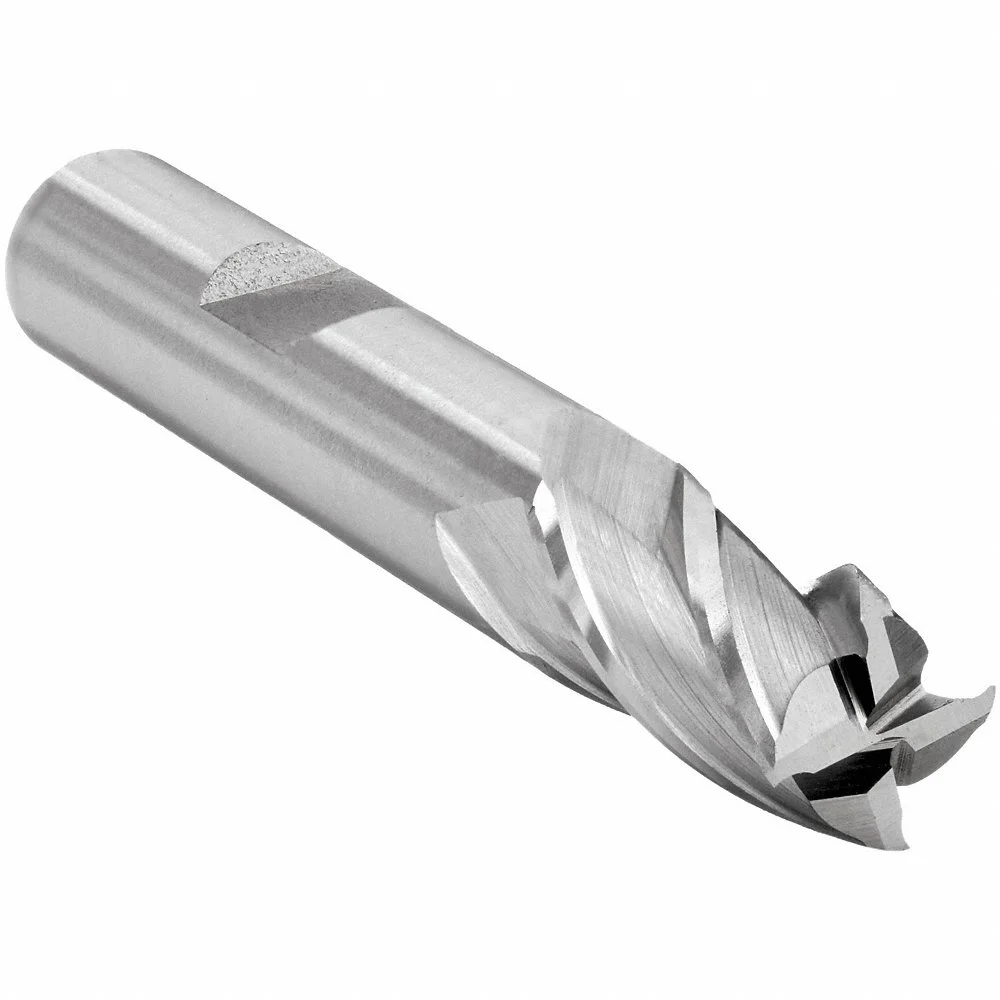 OSG 5410900 Square End Mill, Bright Finish, Center Cutting, 4 Flutes, 7/16 Inch Milling Dia | CT6WKF 35DH94