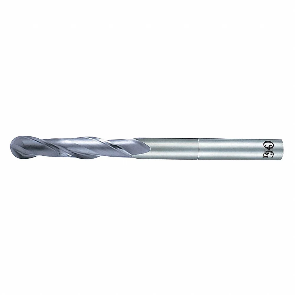 OSG 71100316 Ball End Mill, 2 Flutes, 3 mm Milling Dia, 15 mm Length Of Cut | CT4RJP 35CD85
