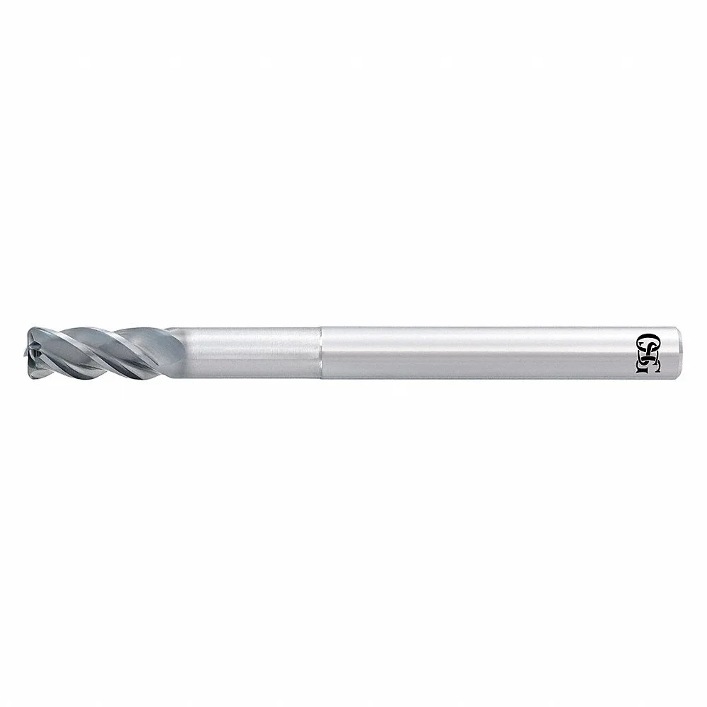 OSG 82205221 Corner Radius End Mill, 4 Flutes, 1 Inch Milling Dia, 1 1/8 Inch Length Of Cut | CT4WQJ 56GE23