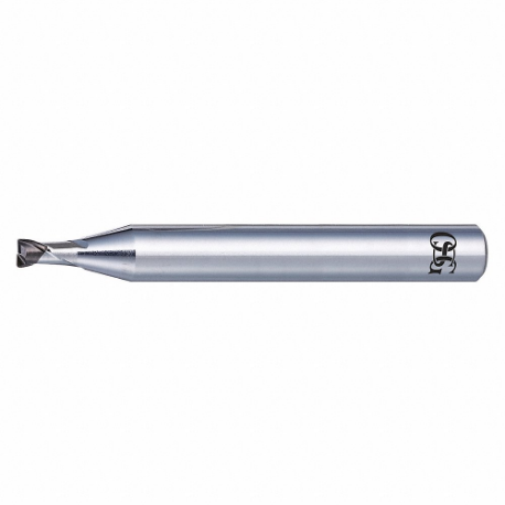 OSG 8526211 Corner Radius End Mill, Carbide Finish, 0.50 mm Milling Dia, 1.50 mm Neck Length | CT4XCA 35CD19