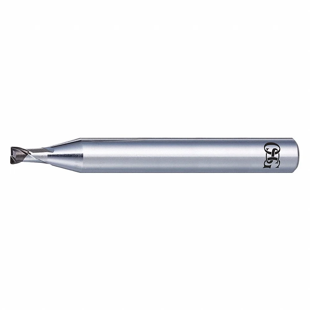 OSG 8526210 Corner Radius End Mill, Carbide Finish, 0.50 mm Milling Dia, 1.50 mm Neck Length | CT4XCB 35CD18
