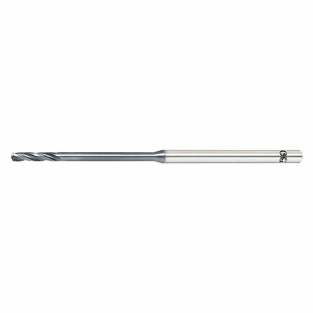 OSG 8569012 Micro Drill Bit, 1.20 mm Drill Bit Size, 8 mm Flute Length, 3 mm Shank Dia | CT6FLQ 34XT12