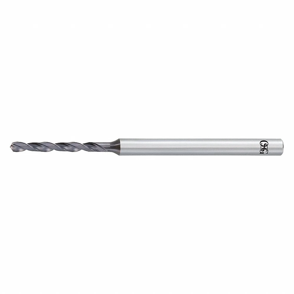 OSG 8577151 Micro Drill Bit, #53 Drill Bit Size, 3 mm Shank Dia, 54 mm Overall Length | CT6FEW 34XW23