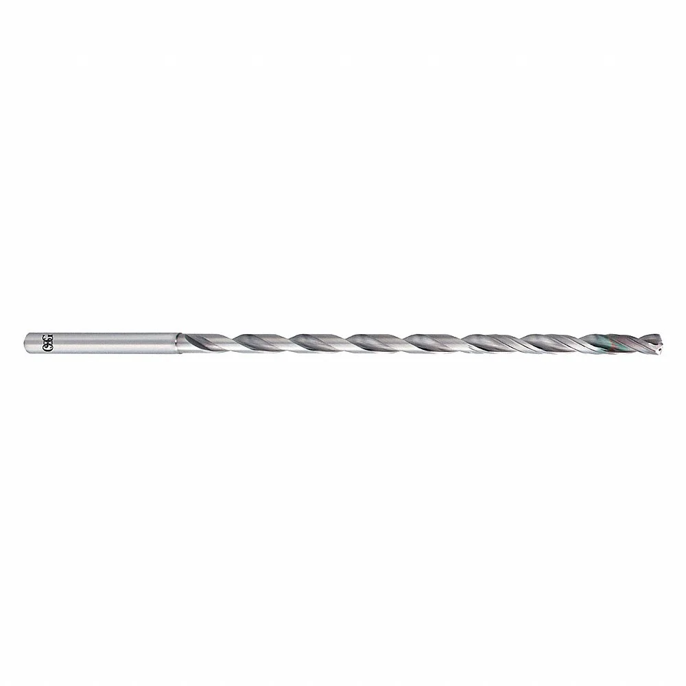 OSG 654037512 Extra Long Drill Bit, 3/8 Inch Drill Bit Size, 9.50 mm Shank Dia, 290 mm Overall Length | CT6AZU 405W85