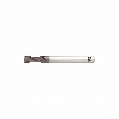 OSG HP432-5006 Corner Radius End Mill, 2 Flutes, 1/2 Inch Milling Dia, 1 Inch Length Of Cut | CT4WEW 35CL88