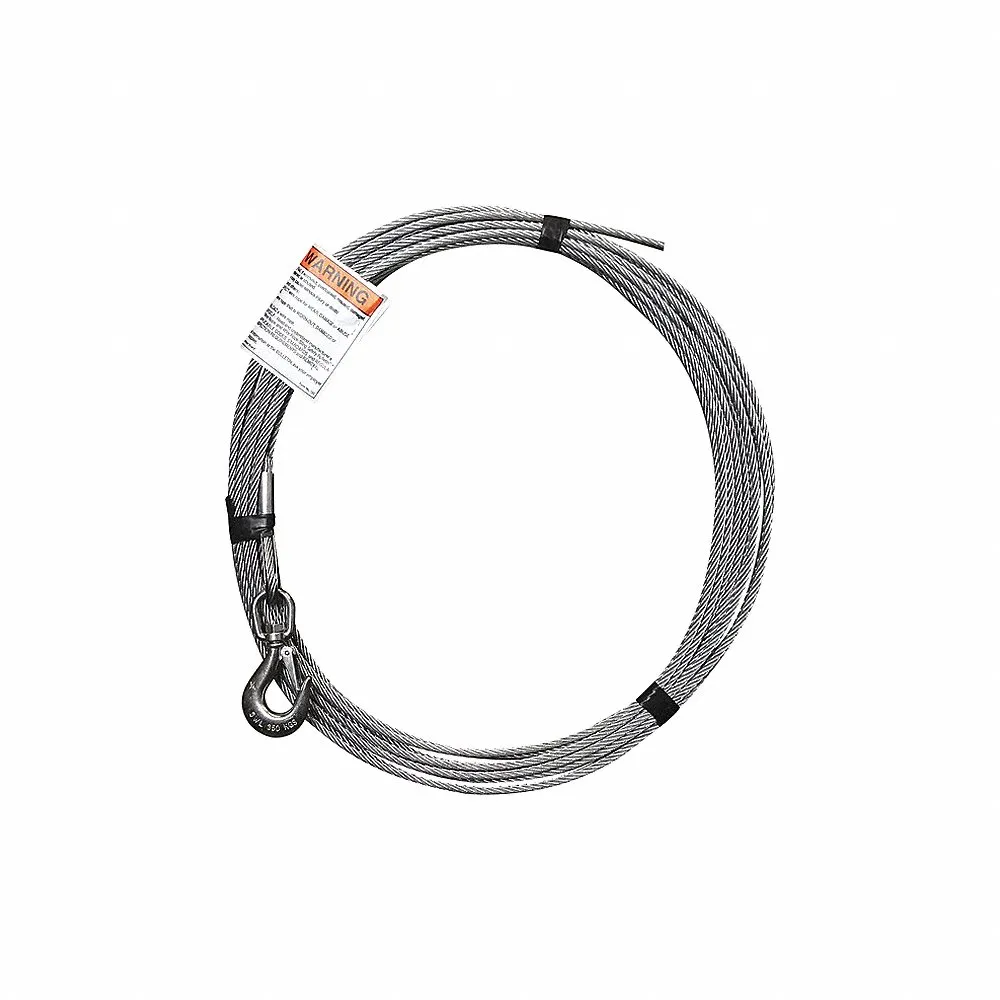 Cable Assembly, Cable, 45 ft Line Length, 1/4 Inch Line Dia