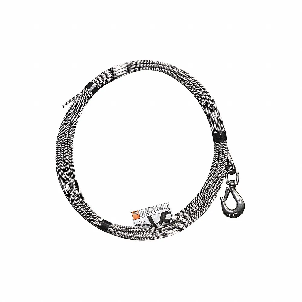 Cable Assembly, Cable, 90 ft Line Length, 3/16 Inch Line Dia