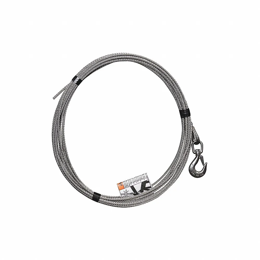 Cable Assembly, Cable, 45 ft Line Length, 1/4 Inch Line Dia