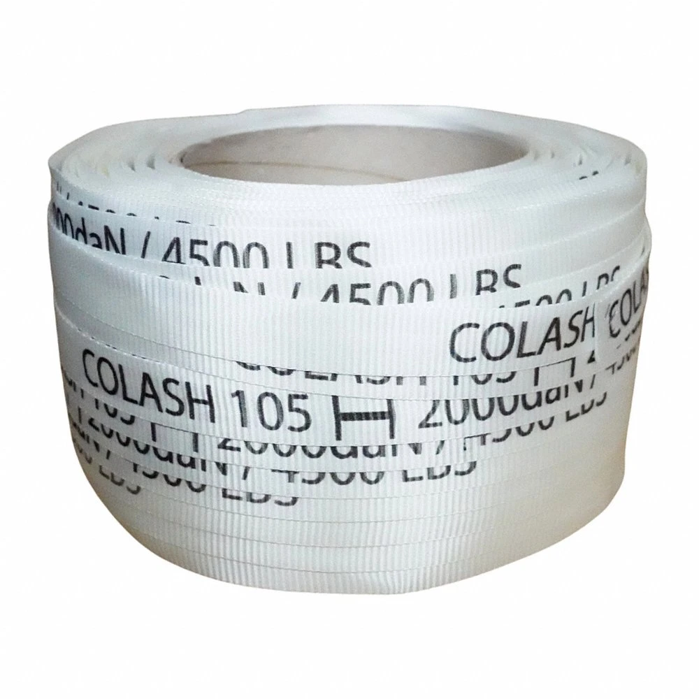 Plastic Strapping, 4,400 lb Break Strength, 820 Inch Overall Length, Green