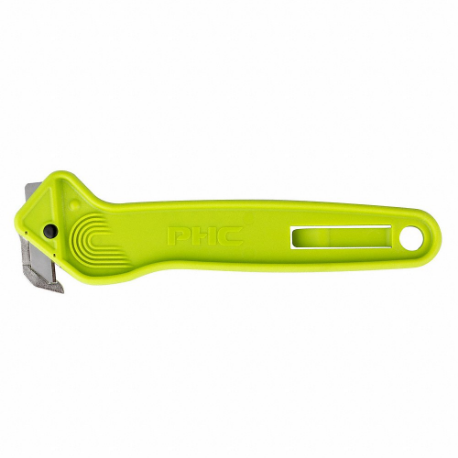 Hook-Style Safety Cutter, Carbon Steel, Green