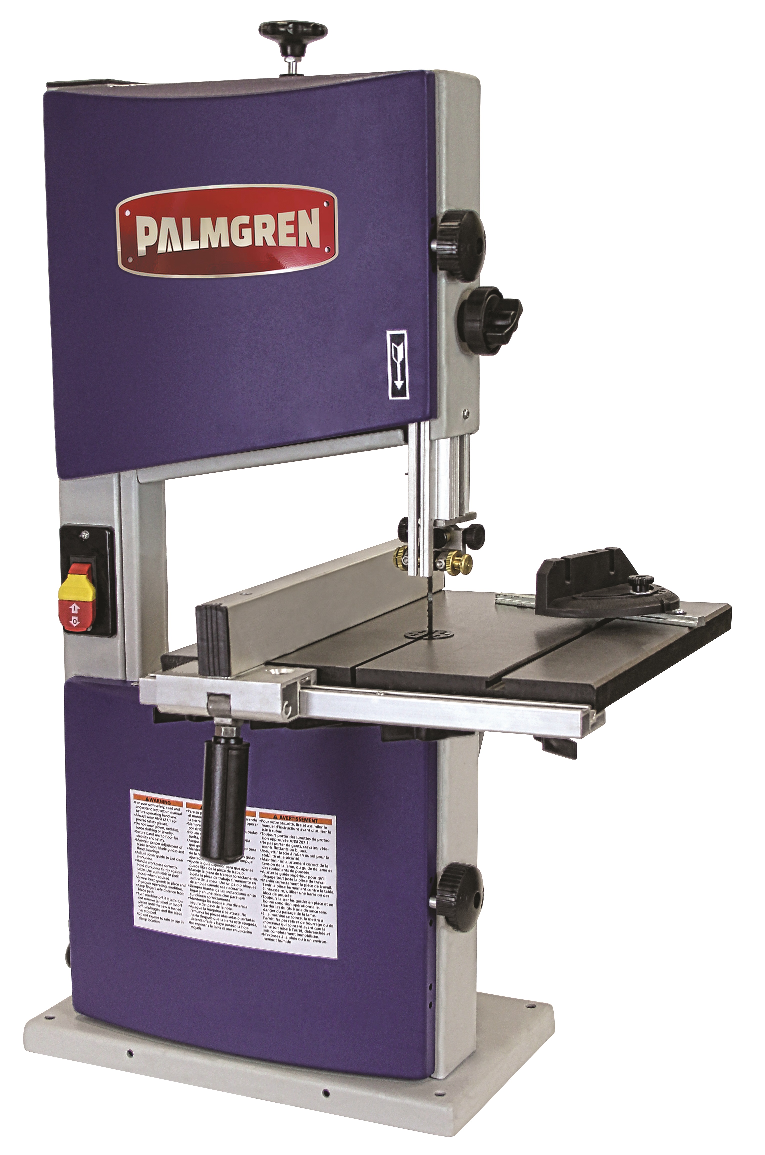 PALMGREN 9683127 Wood Cutting Band Saw, Vertical, 10 Inch Size | CH3QNM
