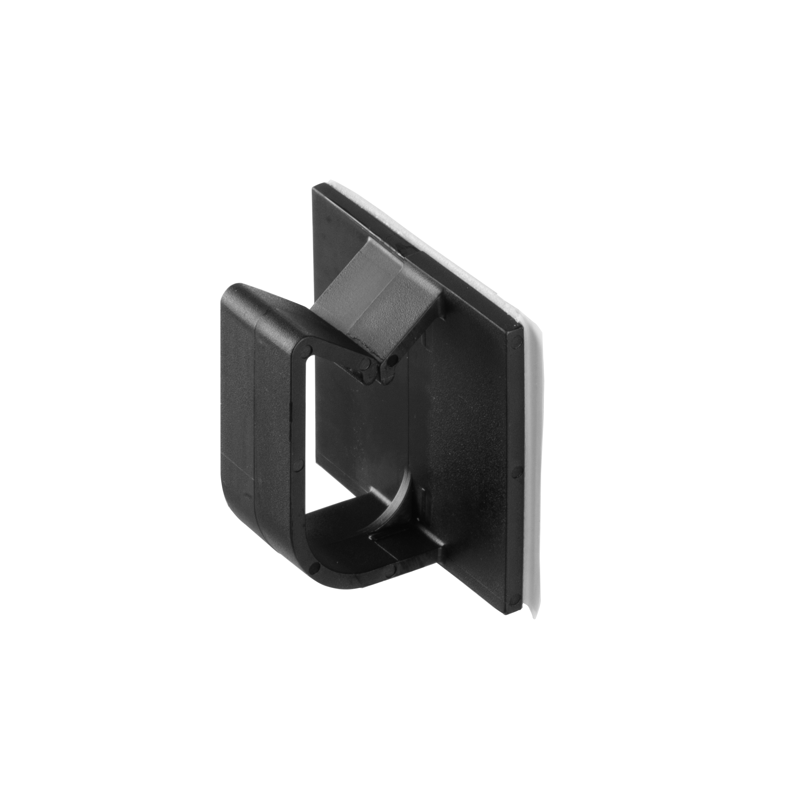 Cord Clip, Nylon 6.6, Black, 0.75 Inch Max. Bundle Dia.