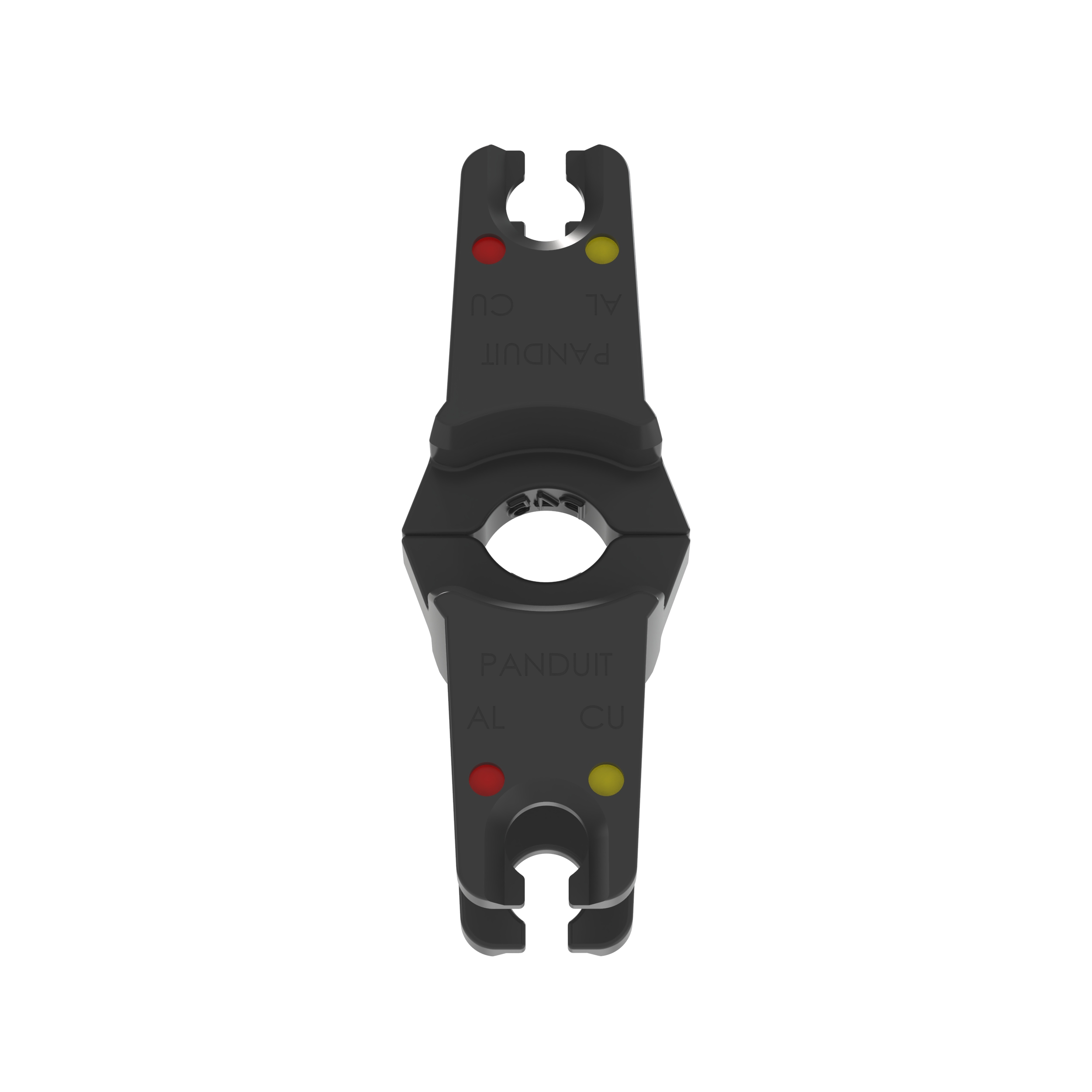 Crimp Die Set, Steel, Black, 2/0 AWG, P45 Die Index Number