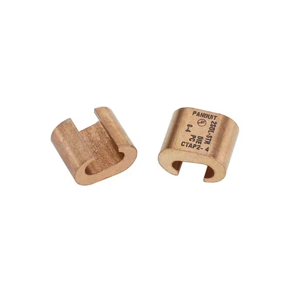Copper Compression CTAP Feets, Heavy Duty, #6-#4 AWG SOL or, CTAP4-8-L
