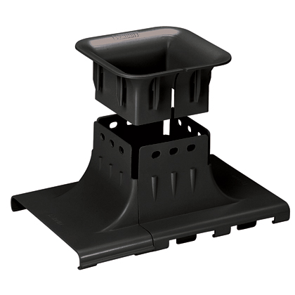 FR FITTING UP SPOUT 6X4 BLACK