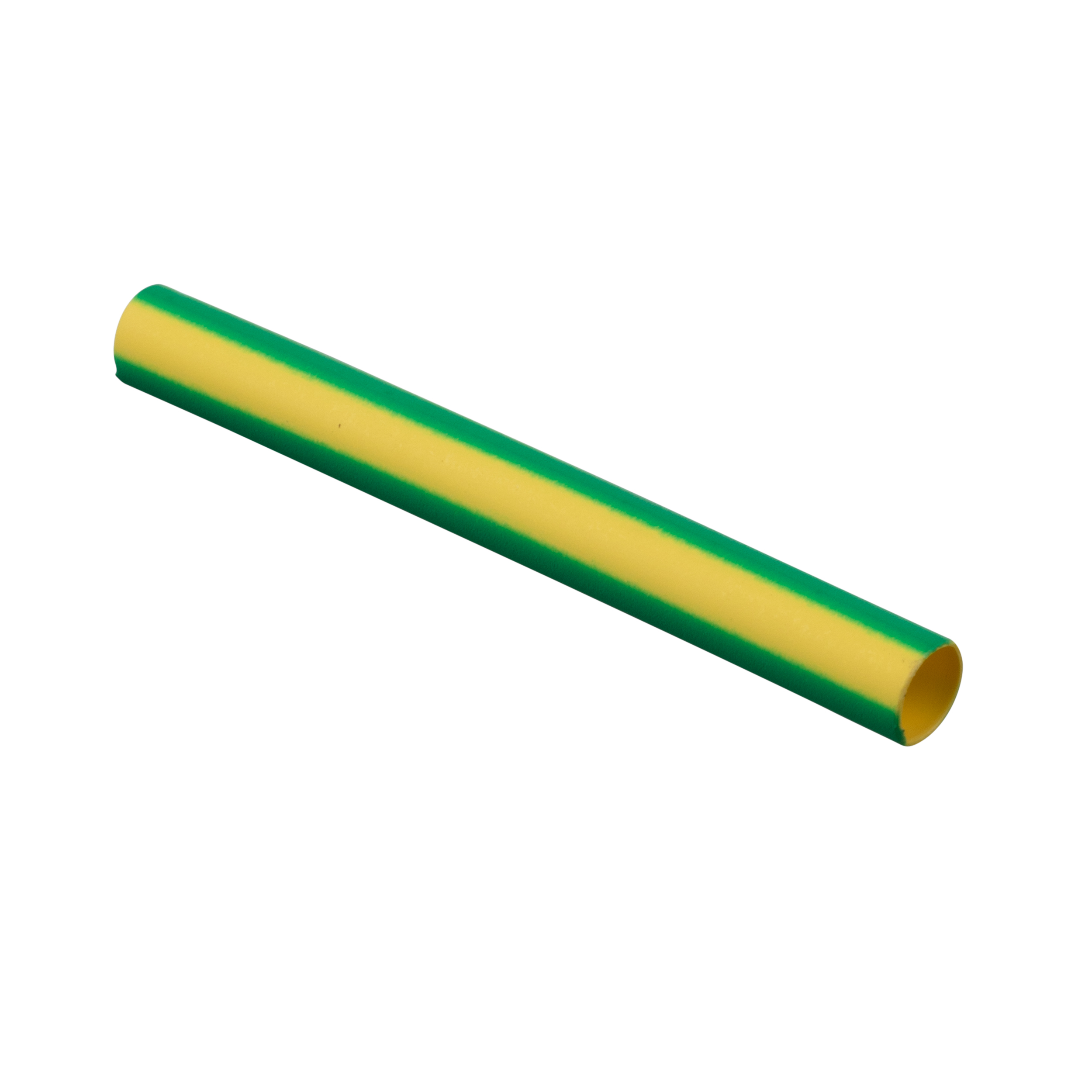 Heat Shrink Tubing, Polyolefin, Yellow/Green, 4 ft. Overall Length, 0.187 Inch Dia.