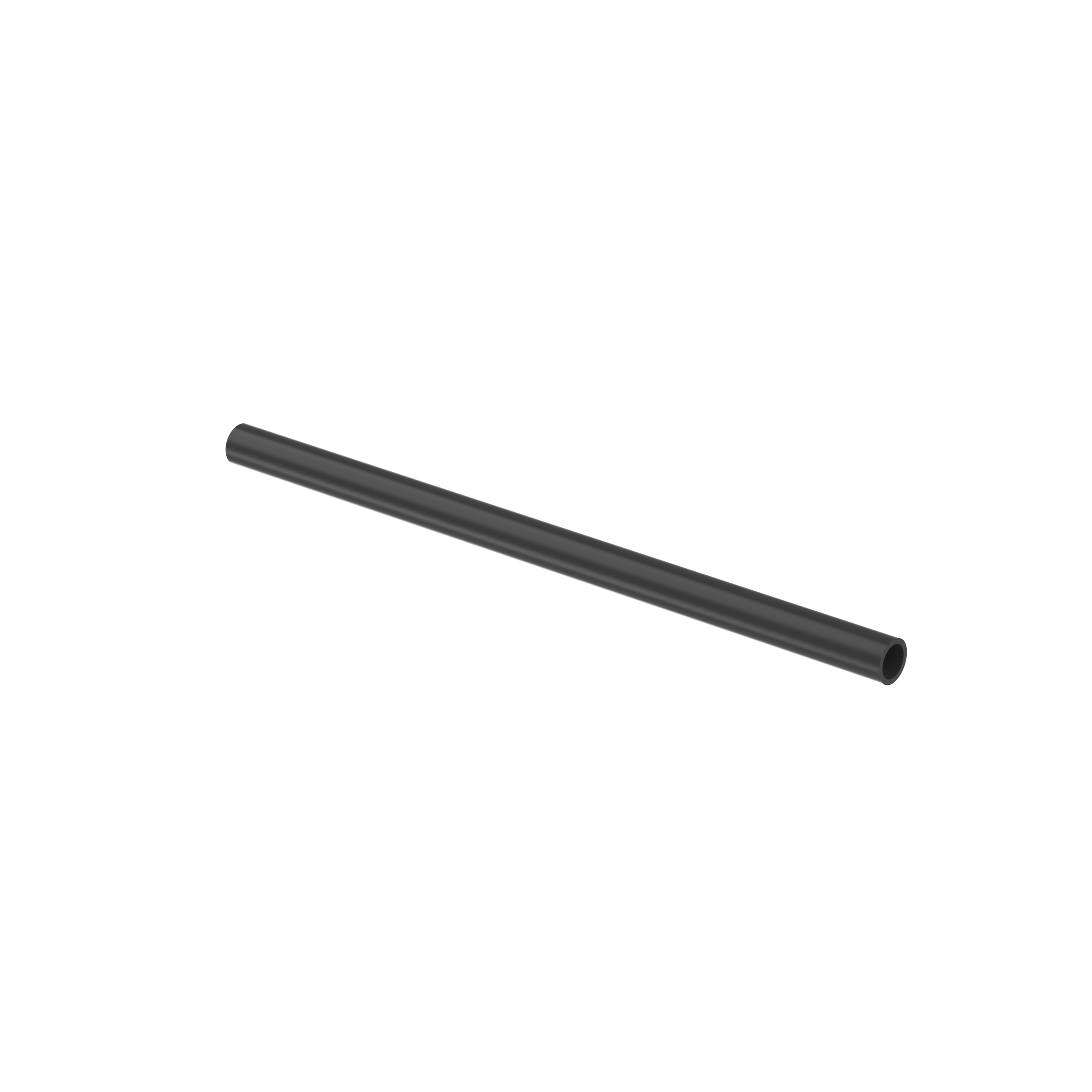 Heat Shrink Tubing, Polyolefin, Black, 4 ft. Overall Length, 0.25 Inch Nominal Dia.