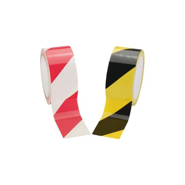 Hazard Tape, 2 Inch x 54 Inch Size, Black/Yellow