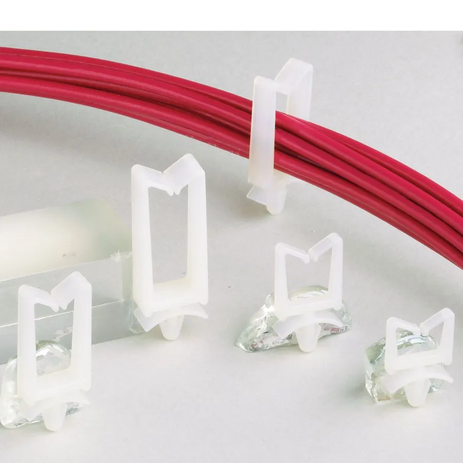 Wire Clip, 0.19 Inch x 0.28 Inch Bundle