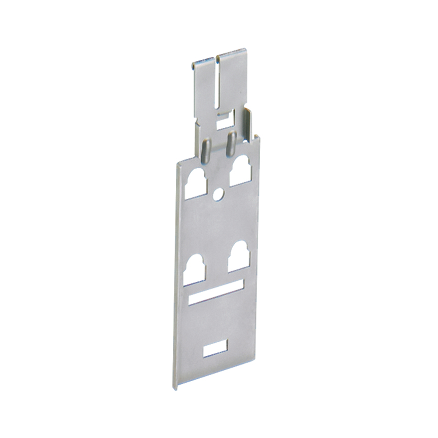 Chaining Bracket, Steel/Zinc, Silver, 1.96 x 6.4 Inch Size