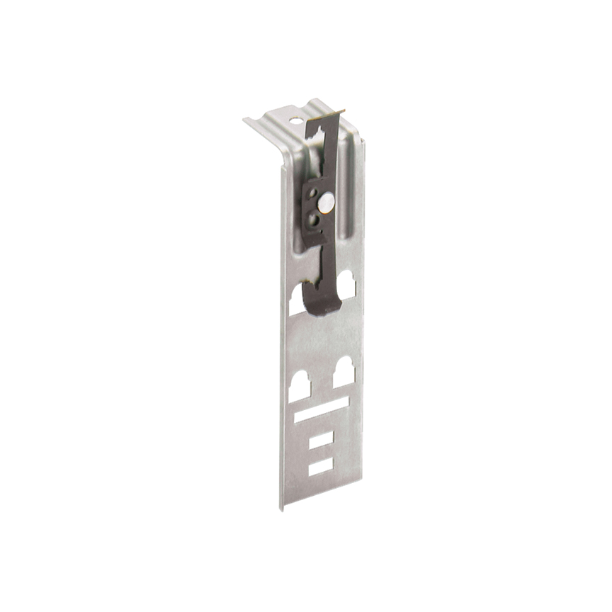 Drop Wire Bracket, Galvanized Steel, Natural, 1.96 x 8.32 Inch Size