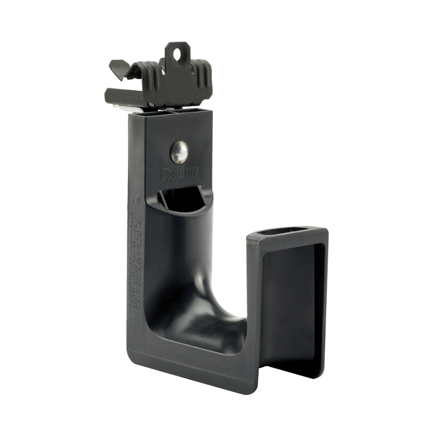 J-Hook, Hammer-On, Nylon 6.6/Metal, Black, 1-5/16 Inch Max. Bundle Capacity