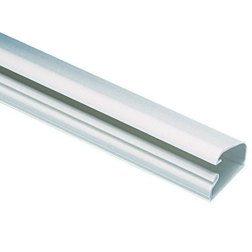 6 Surface Raceway Channel, PVC, Off White