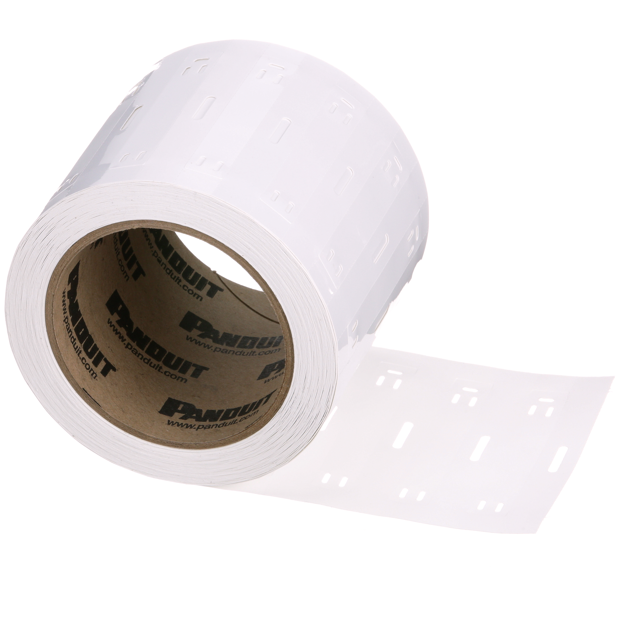 Marker Plate, Polyester/Polyolefin, White, 3 x 0.5 Inch Plate Size, 500 Markers