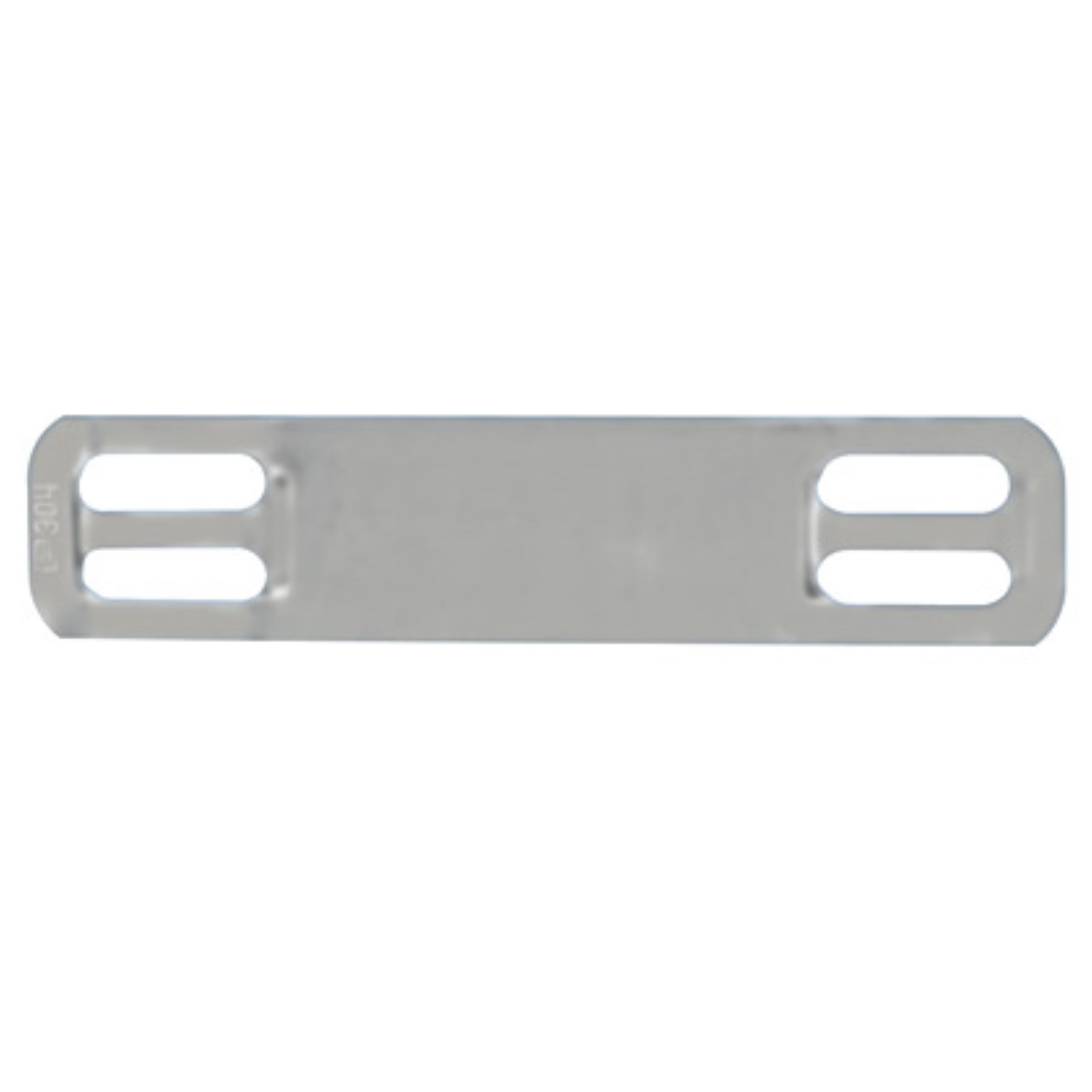 Marker Plate with Tag, Stainless Steel 316, Silver, 1.72 x 0.38 Inch Size