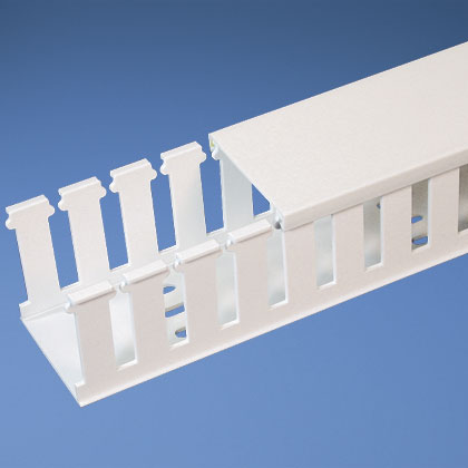 Wide Slot Duct, Type NE, Halogen-Free, White, 3 x 3 x 1 