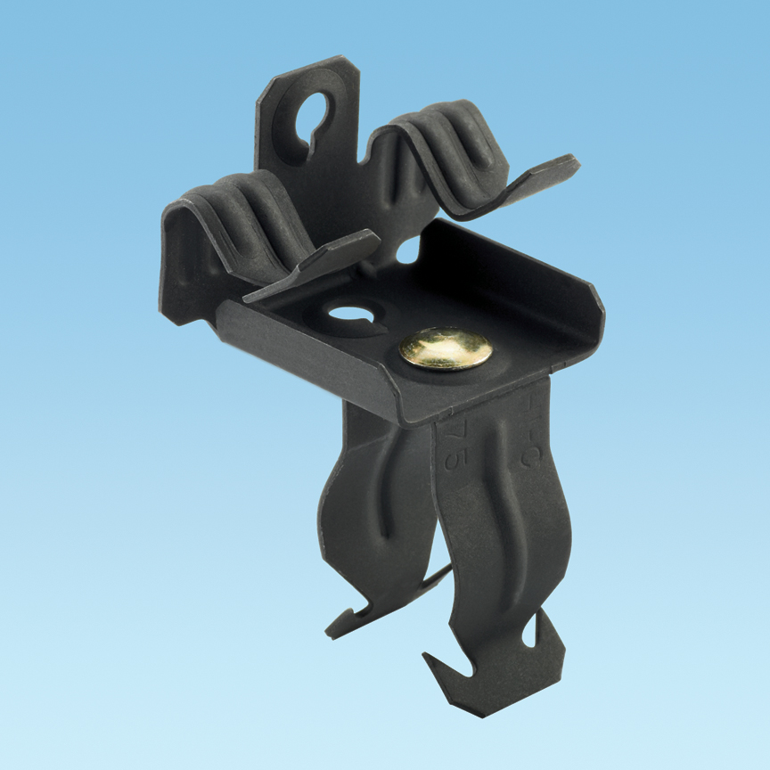 Conduit Clip, Push-Fit, 5/16 Inch Max. Flange Thickness