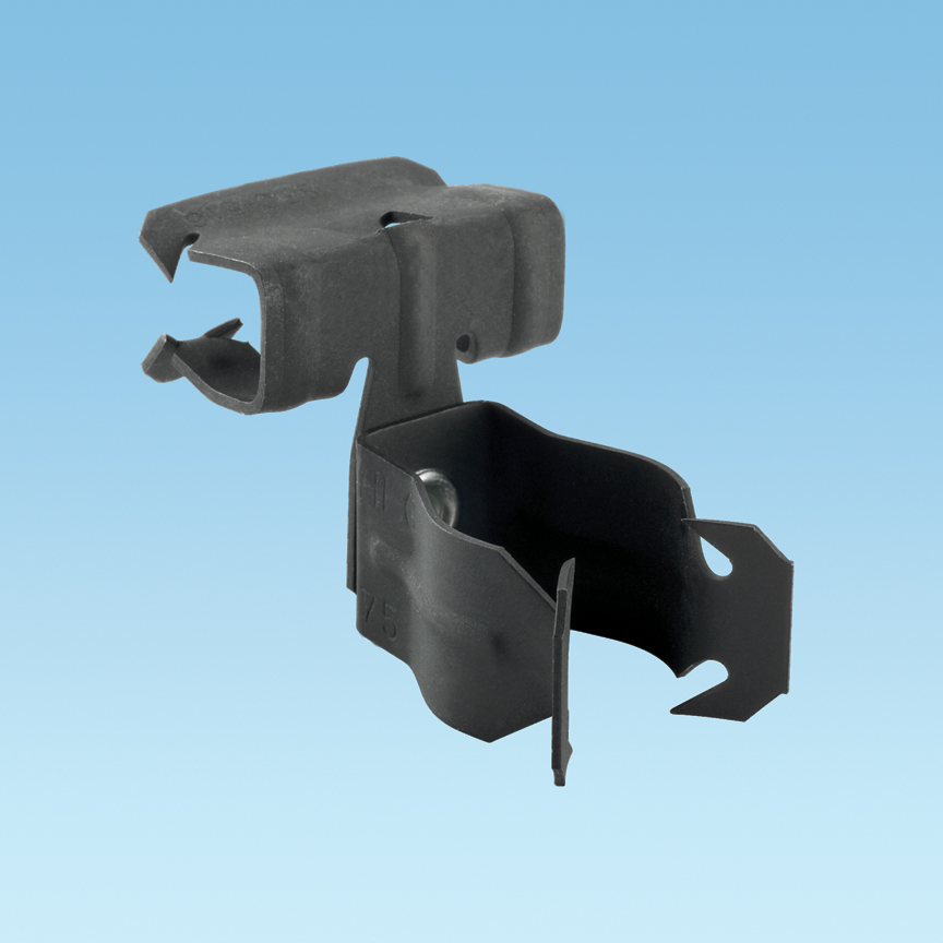 Conduit Clip, Push-Fit, Hammer-On Mount