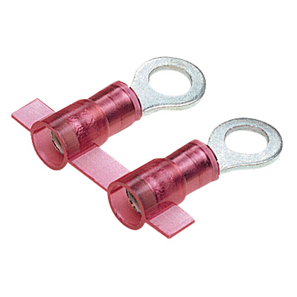 Ring Terminal, nylon insulated, 22 - 18