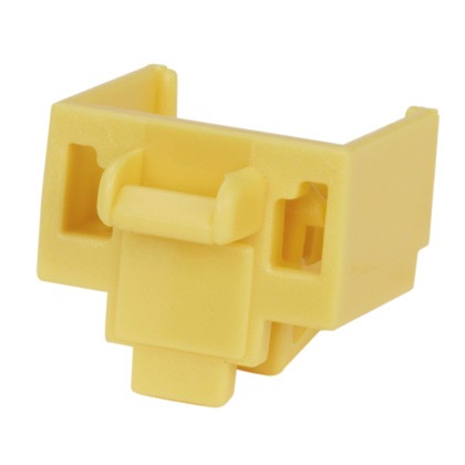 RJ45 Blockout Device, Polycarbonate, Yellow