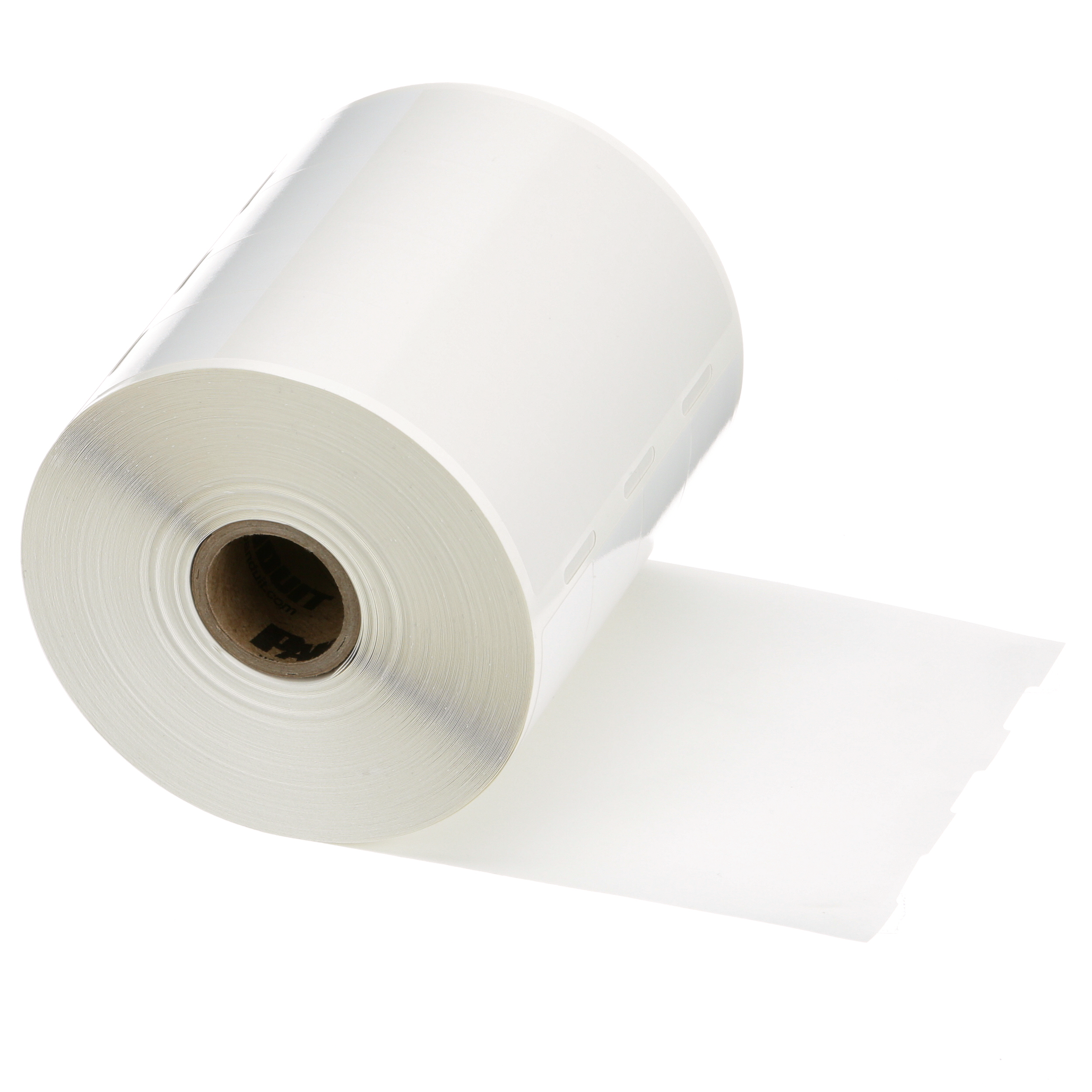 Self-Laminating Label, Vinyl, White, 2.5 Labels, 0.75 x 1 Inch Label Size