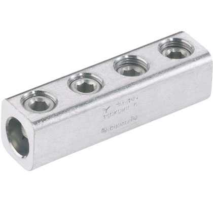 Splicer/reducer, Al, #6-4/0 Awg